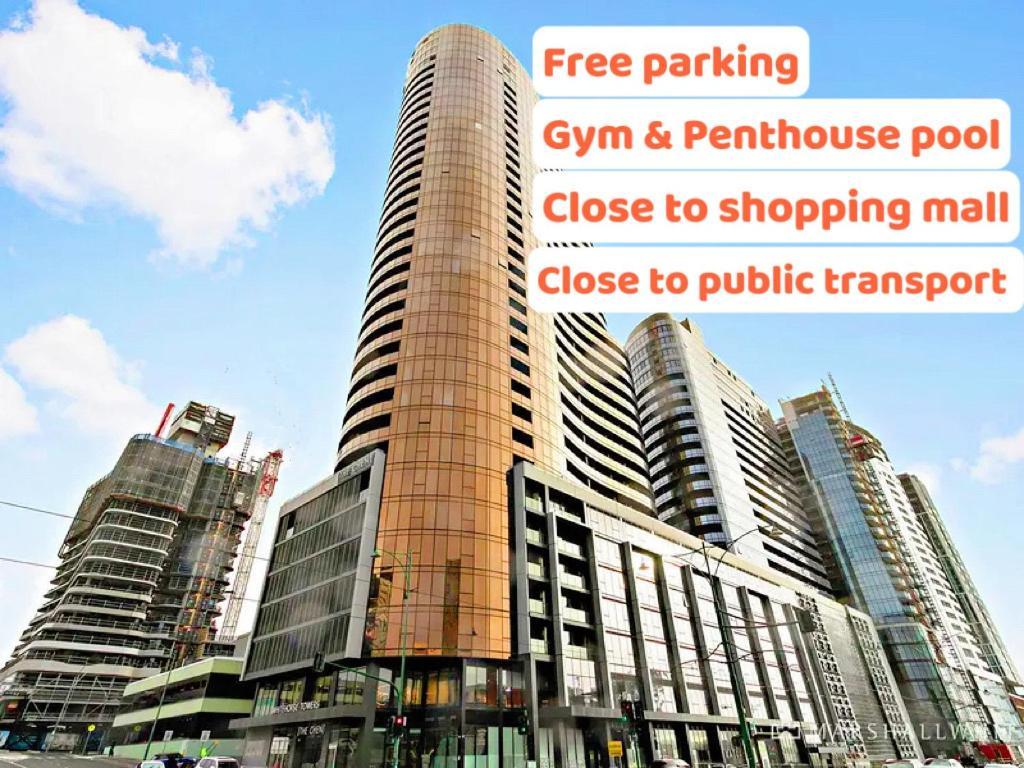 Cozy 2B2B Apartment With Free Parking & Penthouse Pool Box Hill Ngoại thất bức ảnh